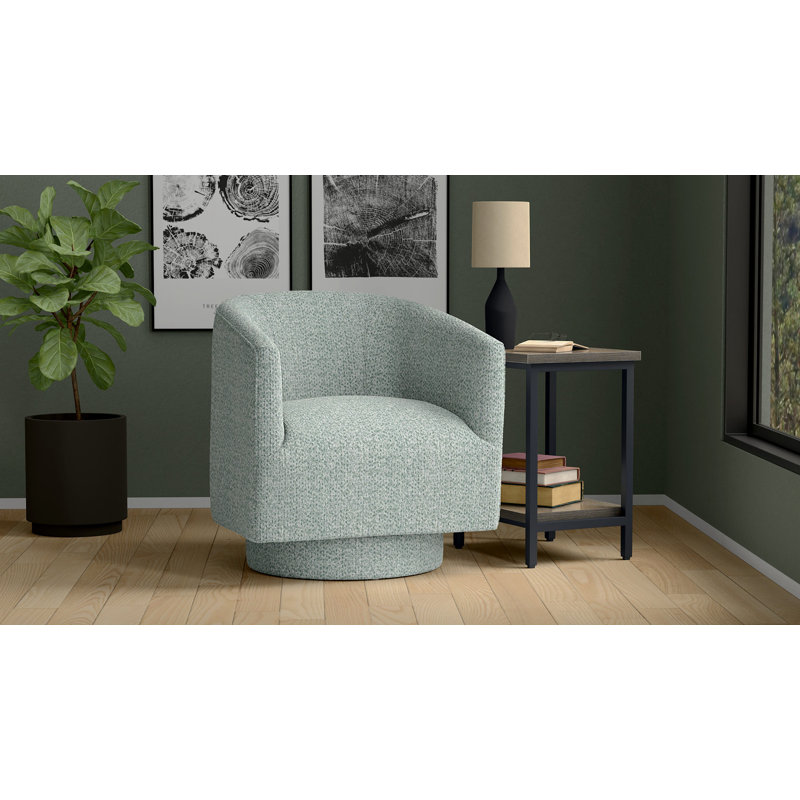 Fauteuil d'appoint pivotant, Menthe