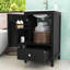 Meuble-lavabo de salle de bain avec lavabo, support de rangement et tiroir-1096426578