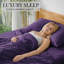 Ensemble de draps en bambou ultra doux - ensemble de 4 pièces - infroissable - feuilles de refroidissement avec poches profondes-648190561-612286670