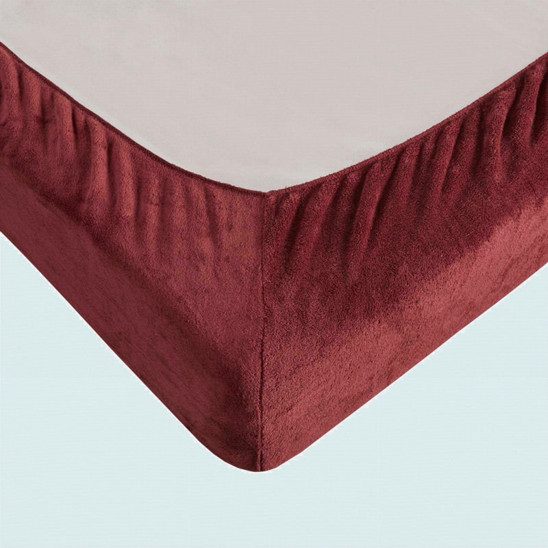 Micro Plush Sheet Set, King Coverlet + 3 Additional Pieces, Burgundy