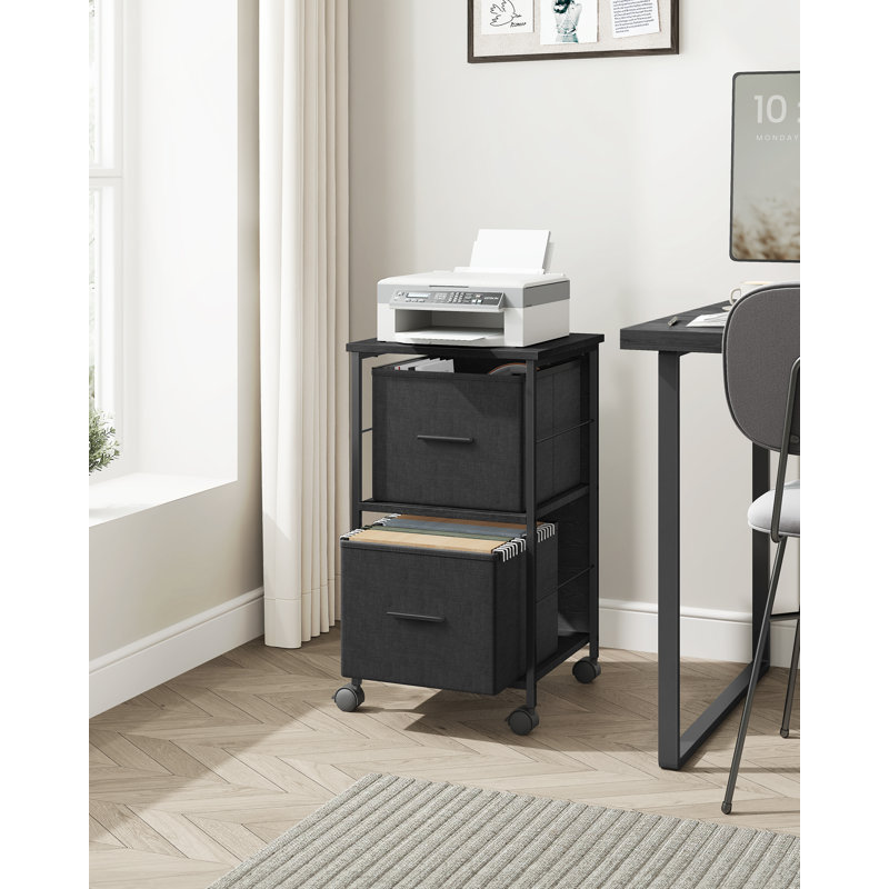 Agnis 38.5cm Wide File Cabinet, Black