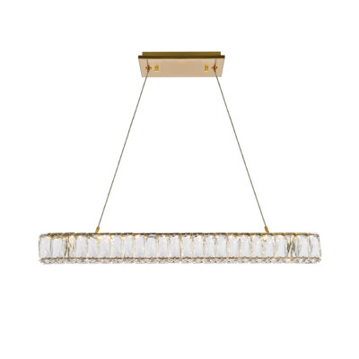- Light Gold LED Kitchen Island Pendant