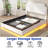 Kepptory Floating Bed Frame Adjustable Headboard Lifting Up Upholstered Bed With Charging Station Led Lights