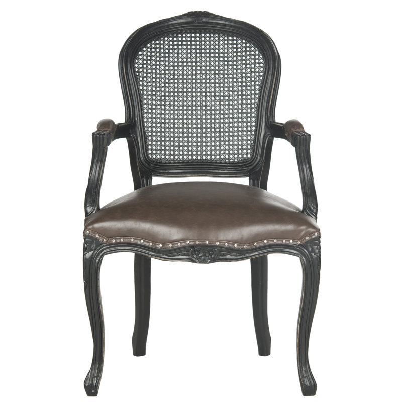 Fauteuil Mckenna, Brown Faux Leather