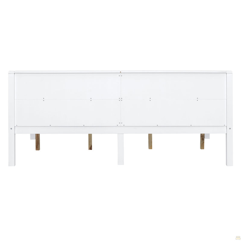 Lit de jour double, blanc