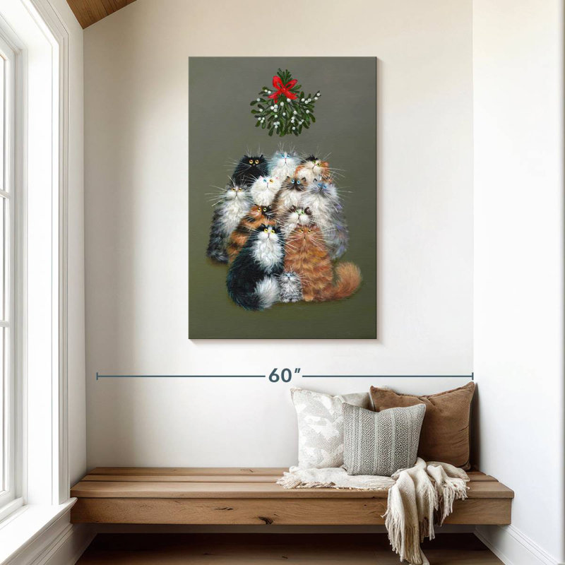 Brampt 12 chats de Noël, H 45 po x l 30 po