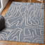 Tapis bleu foncé / blanc Sauvanne-156568460