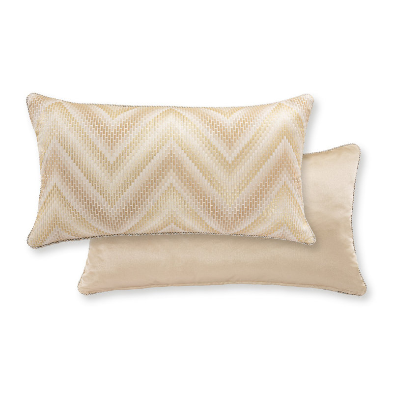 Infinity Duvet Set - Gold, King Duvet + 5 Shams + 4 Throw Pillows