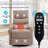 Swivel Manual Recliner Chair with Heat Massage Function-61694404
