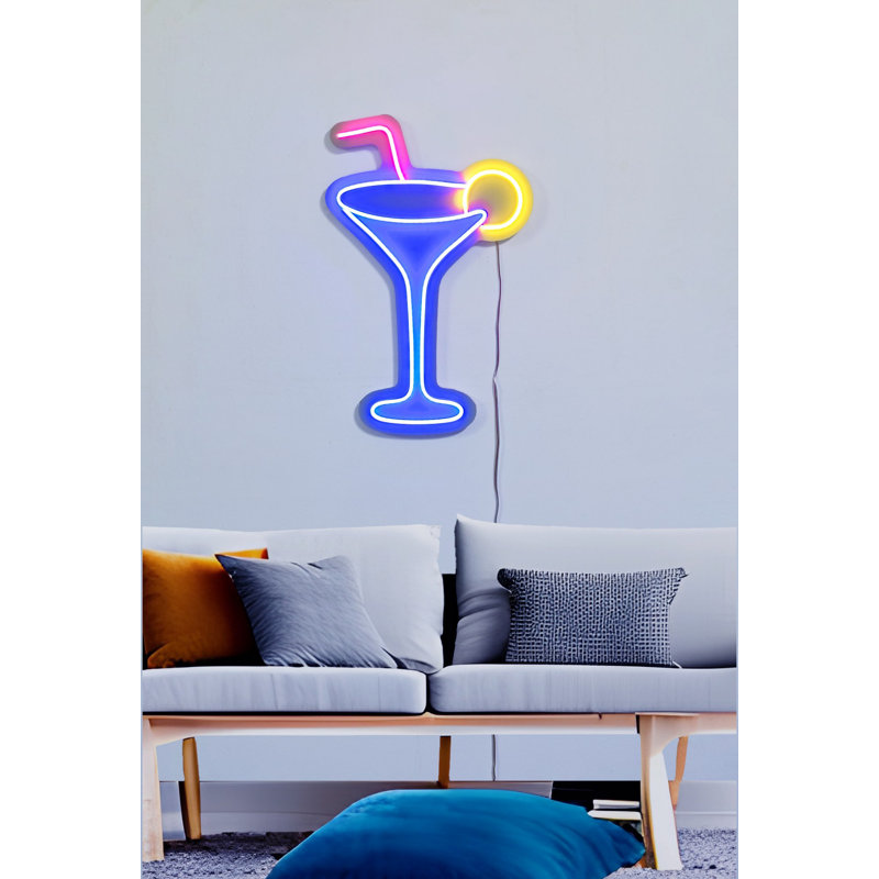 Flexible LED Neon Strip Lights, Waterproof IP67, 11.4 x 17.7 inches | Durable PVC Foam Template, 12V 4A Adaptor, Perfect for Home Decor & Events | Energy-Efficient, Stylish Lighting Solution