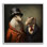 Ba-921 - Couple d'animaux encadrés, mode rétro, impression sur bois