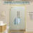 48"W x 72"H Gold 3-Panel Sliding Shower Door Semi-Frameless Shower Enclosure with 5/16" (8mm) Clear Tempered Glass-124563411