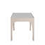 Bureau en bois d'acajou Vesey - 1 tiroir, raphia blanchi