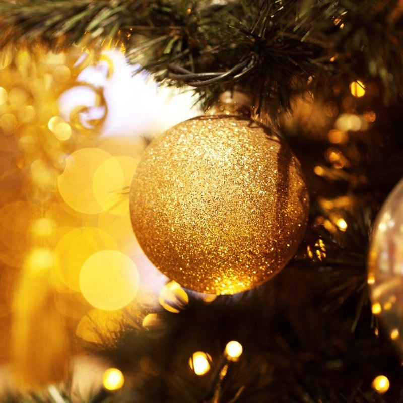 4cm Bauble, Gold