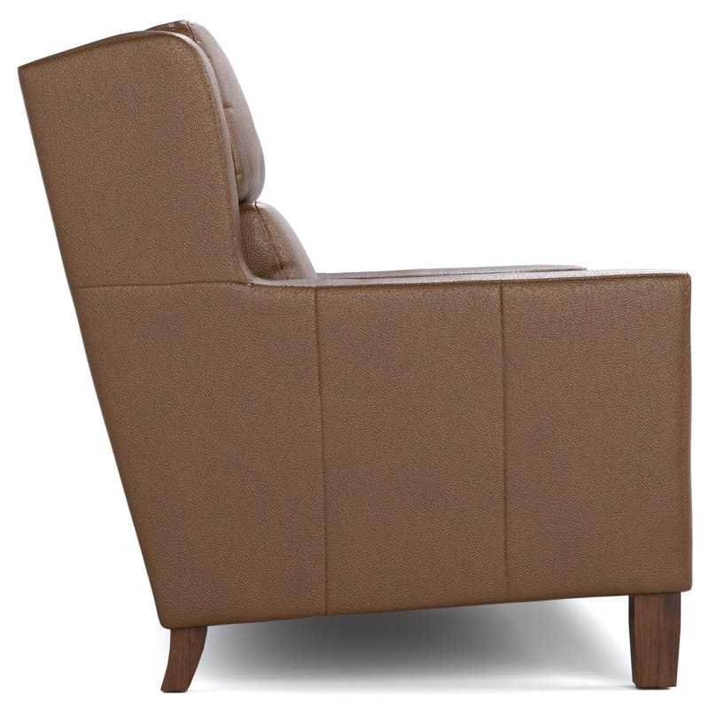 Woodlands Track Arm Loveseat, Selvano Bark