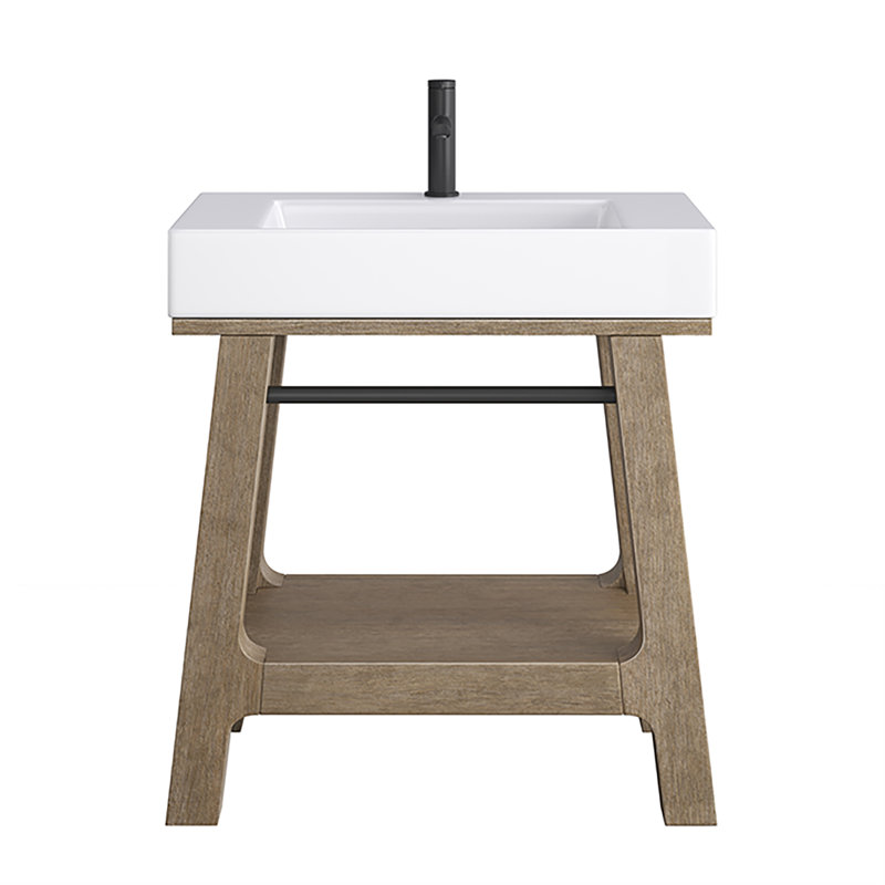 Auburn 36'' W Single Vanity, Glossy White