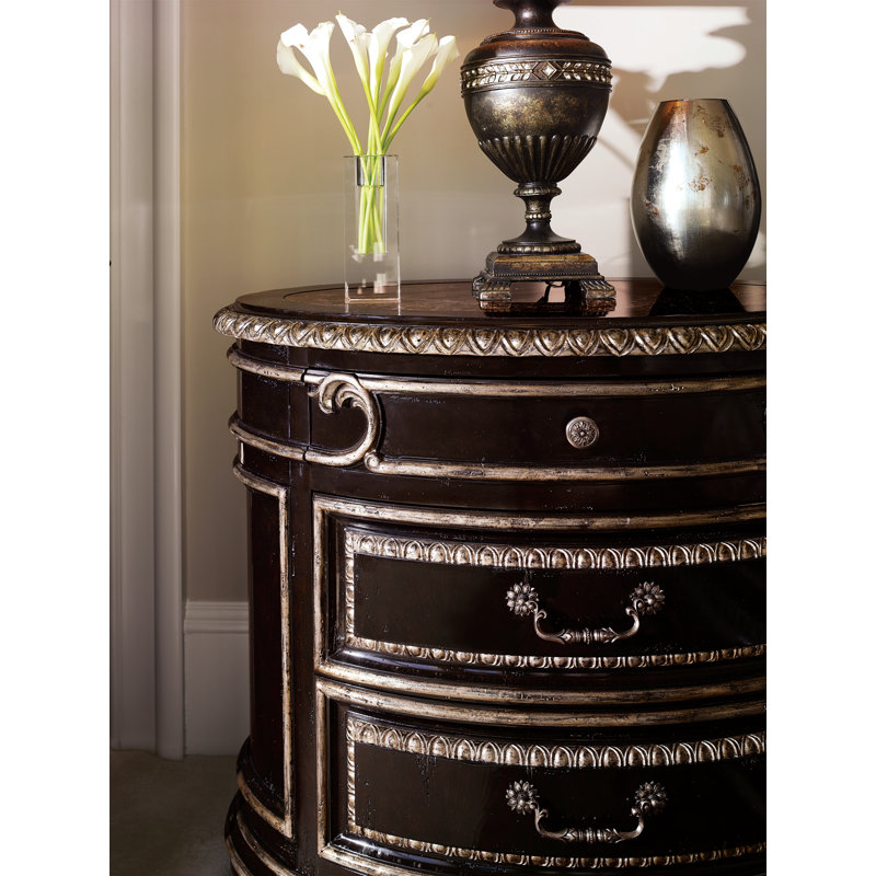 Sovereign 3 - Drawer Solid Wood Nightstand