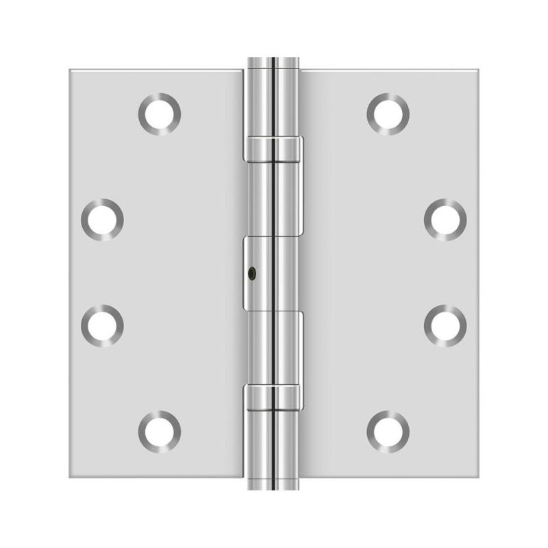 Stainless Steel Butt Bearing Hinge, Polished Chrome
