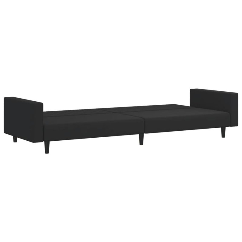 Atalee 86.6'' Velvet Sofa, Black Velvet