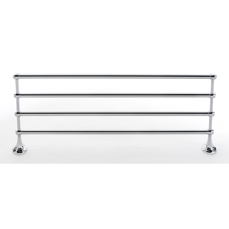 Royale Metal Bracket Shelf with Towel Bar, Polished Chrome