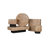 Camari Solid Wood Pedestal Coffee Table-2093346278