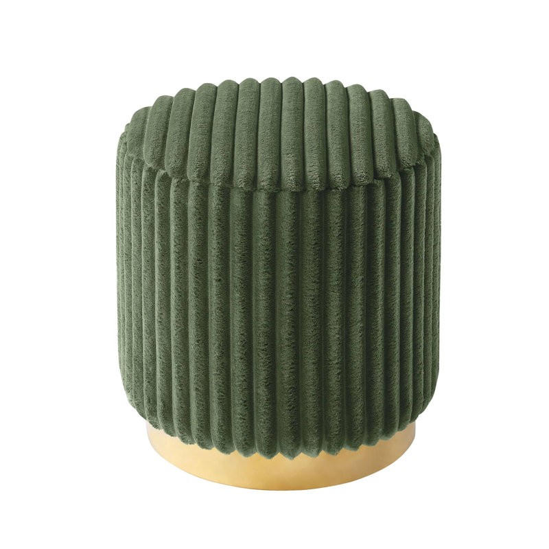Tabouret contemporain l 16,4 po, vert, Vert