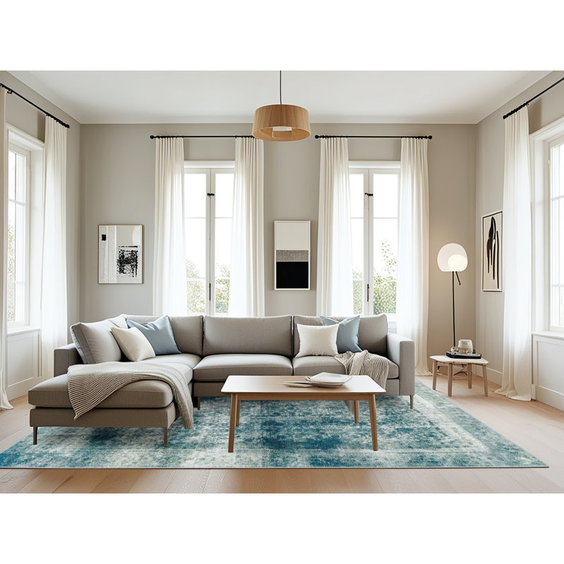 Tapis abstrait 2093, Rectangle 8 pi x 12 pi
