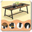 Bureau d'ordinateur style industriel
