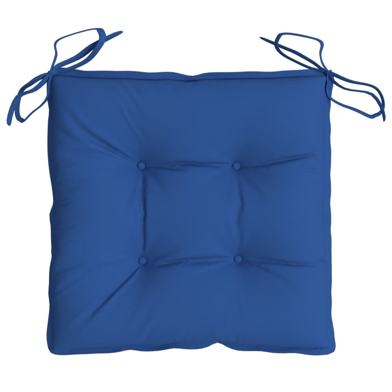 Coussin de siège d'extérieur, Bleu, 15,7 po x 15,7 po