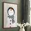 Festive Snowman II, reproduction encadrée - bois massif-580220211-580220208