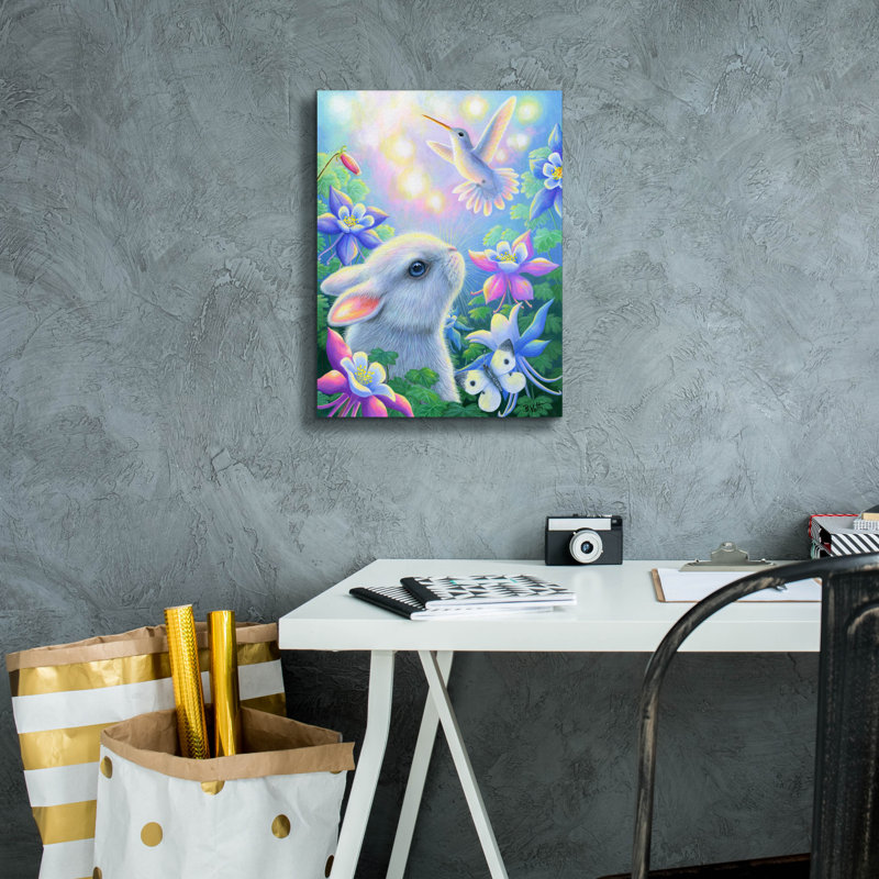 «Summer Splendor» par Bridget Voth, H 16 po x l 12 po x P 0,75 po