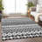 Premium Machine Washable Prisco Black Rug-949834245