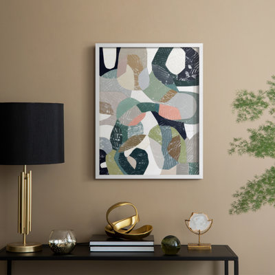 «Settle Me Down II», reproduction encadrée - bois massif