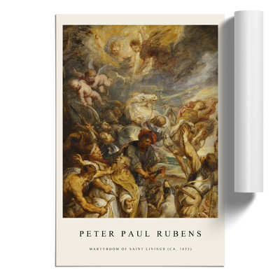 Martyrdom Of Saint Livinus by Peter Paul Rubens - No Frame Print