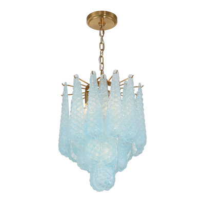 Hamdiye 4 Light Aged Brass Pendant
