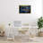 Cityscape with Distant Monster Floating Frame, design by Keith Thomson-1028241344-1028241358