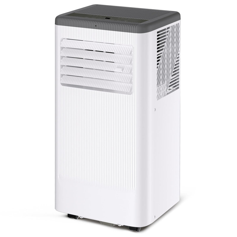 10000 BTU Unité de climatisation portative 4-en-1 Ventilateur à chaleur froide et sèche 450 pieds carrés Mode veille 24 heures minuterie télécommande