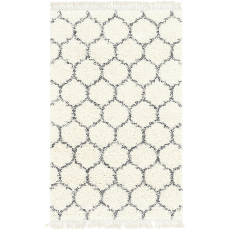 Mitzy Geometric Indoor Rug, Rectangle 5'1" x 8'