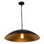 Dimmable Black Dome Flat Pendant Lighting 