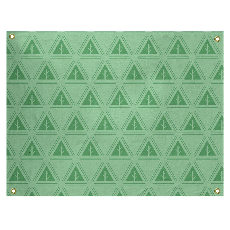 Tapisserie Barbra, H 50 po x l 59 po, Vert