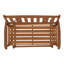 Arianna Rubberwood Outdoor Glider