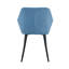 Ensemble de 2 fauteuils de détente pour salle à manger de loisirs Modern Living avec pieds en métal, tissu TEDDY-1310636370