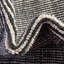 Tapis rayé en laine tissé à la machine en gris / ivoire Colyt-2005129358