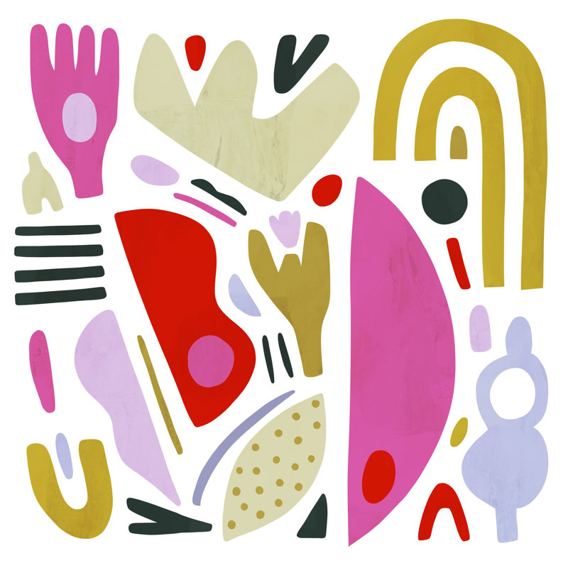 A La Carte I by Victoria Borges - Wrapped Canvas Painting, 51cm H x 51cm W  