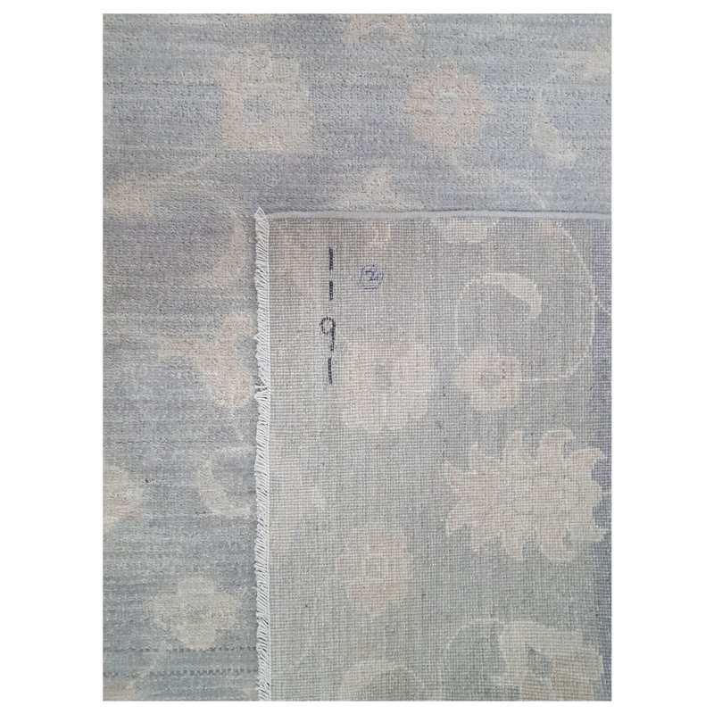 Davey Hand Knotted 4x11 Grey Runner