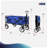 Wagon Garden Cart, Heavy Duty Utility Wagon for Gardening, Yard Work, Outdoor Landscaping and Hauling Supplies-62067943