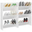 Wall Shoe Cabinets 2 pcs 60x18x90 cm Engineered Wood-121846173