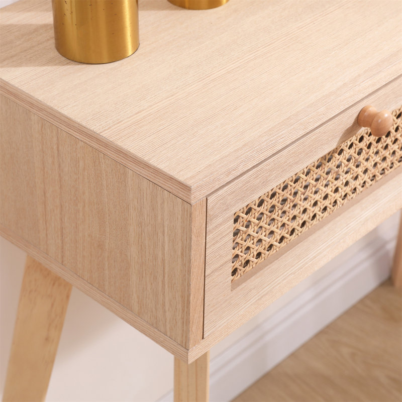 Adalet 90cm Console Table, Natural
