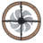 18" Rattan Caged Ceiling Fan with Light Kit and Remote Control-306685414