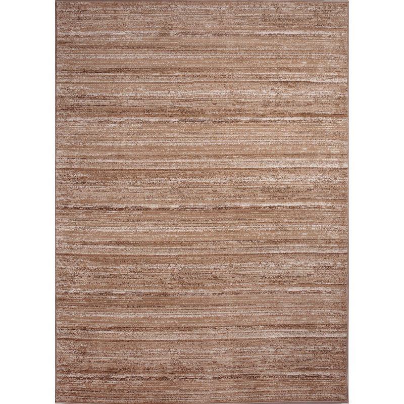 Tapis brun clair, Rectangle 5 pi 3 po x 7 pi 3 po